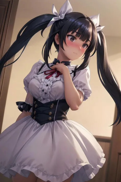 (((nsfw、see through)))、sunny、Blue sky、high quality、high resolution、((()))、(((Young Girl)))、(((little girleight、whole body、Standing、Thin legs、Angle from below、Low - Angle、Black Hair、Cat ear、Long Hair、blue eyes、sexual excitement、Face of Shame、Moist eyes、(((Eyes are hearts)))、i love you、(((tears)))、(((Whimpering)))、(((tearsを流す)))、shed tears、Hot Breath、smile、Climax、orgasm、(((Drooling)))、(((Drool)))Sweatばむ肌、Sweat、(((Lead)))、(((Leadを首に付けた少女)))、Tough Collar、(((girl with a leash around her neck)))、My crotch is wet、My crotch is wet、Adult Toyasturbation、(((Vaginal Vibrator)))、(((Clear liquid splashing from the vagina)))、high quality、Lolita style maid outfuffled Skirt、(((Miniskirt)))、garter belt、Sexy、School、Show your crotch、Showing off your crotch、I'm not wearing panties、No underwear
