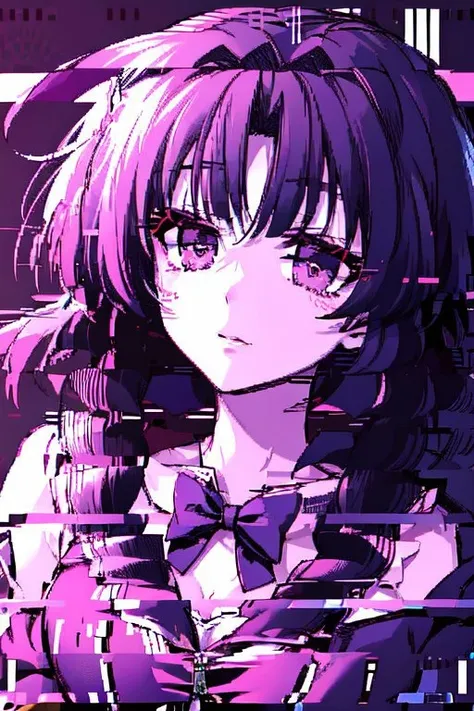 1 girl,
<lora:Anime_Glitch_Style:1> glitch