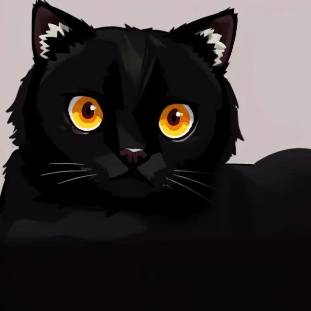 emoji, simple background, , solo, black cat,bule eyes,magical, <hypernet:sxzIconmaker_iconmakerV2:1>