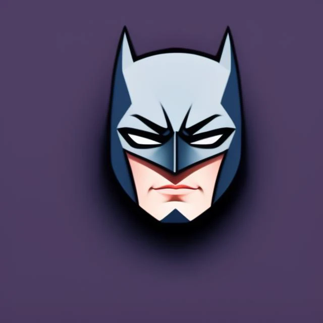 masterpiece, batman, portrait, dark_background, very detailed, icon, centered, realistic, cinematic lighting