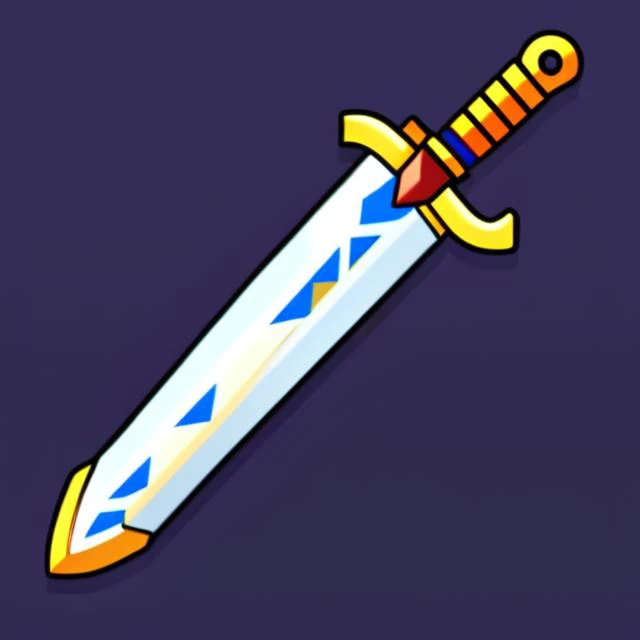 masterpiece, sword, dark_background, very detailed, icon, centered, realistic, cinematic lighting