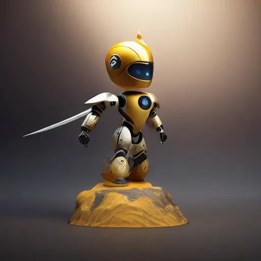 robot, <lora:SagittariusArmor:0.7>, masterpiece, best quality, masterpiece, detailed face, detailed eyes, full body, 1boy, The winged knight stands tall in gleaming golden armor, with wings crafted of metal. He surveys the battlefield with a commanding presence, his sword and shield at the ready. The sunlight catches the intricate details of his armor, casting a brilliant glow. His wingspan is formidable, a symbol of his power and courage. He is a defender of the realm, a hero to his people, and a force to be reckoned with.