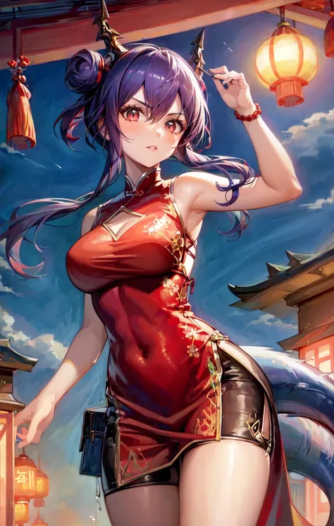 1girl,china dress,chinese new year
<lora:ArknightsChen5concept_10:1>