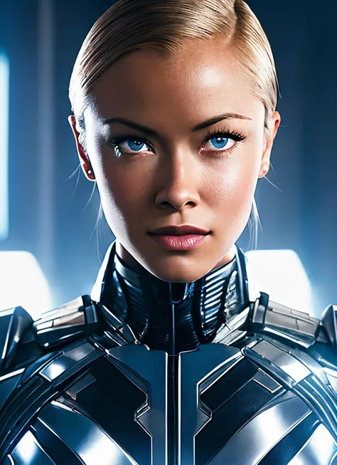 A stunning intricate full color portrait of [Kristanna Loken:1|partly cyborg], smiling, wearing terminator cosplay, jumping in gotham city, epic character composition, by ilya kuvshinov, alessio albi, nina masic, sharp focus, natural lighting, subsurface scattering, f2, 35mm, film grain, <lyco:Kristanna Loken:1.2>