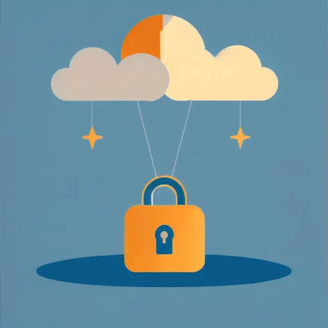 "a simple micro-service deployed to a public cloud, security, attack vector, trending on Artstation, painting by Jules Julien, Leslie David and Lisa Frank, muted colors with minimalism"