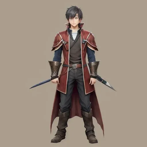 (jrpg art),(full body:1.3),(MALE character),(1boy),(hime cut),parted bangs,sorcerer
