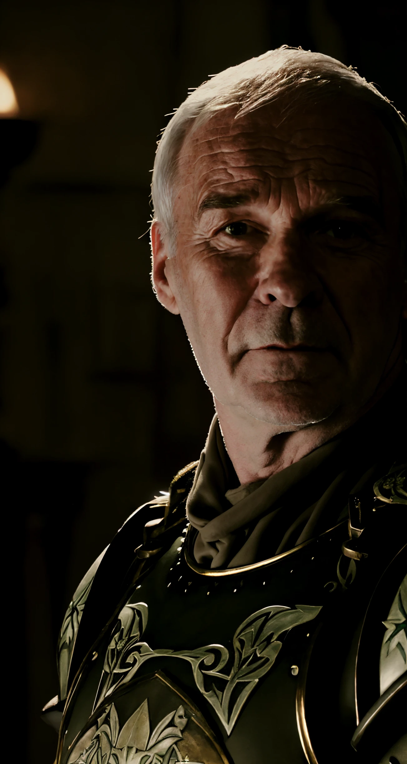 solo, nurse, realistic, real life, looking at viewer, facing viewer, gold, neon lights, glowing,
ser barristan selmy, middle shot,
professional, high quality, amazing, low-poly,
masterpiece, highres, 4k, detailed background, warlike, (deafening:0.8)