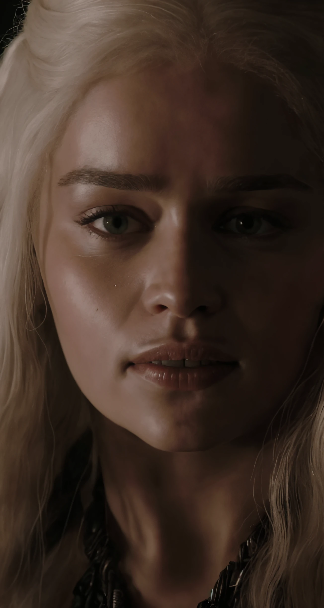 solo, butler, realistic, real life, looking at viewer, facing viewer,
daenerys targaryen , middle shot,
professional, high quality, amazing, parallax, Sam Spratt, Giorgione,
masterpiece, highres, 4k, detailed background, psychotic, (weird:0.8)