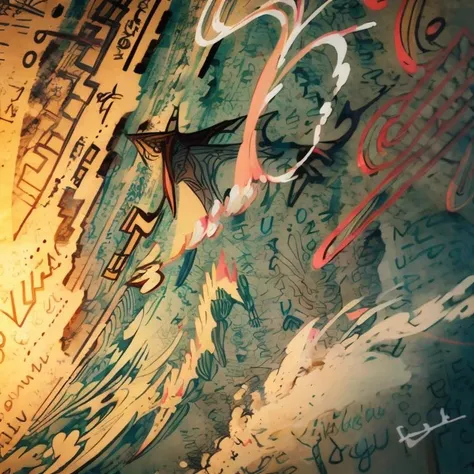 a tsunami , by DskGfft <lora:DskGfftA:1>, masterpiece, intricate details