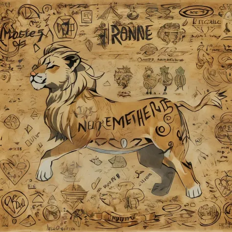 official art, a lion by DskGfft  <lora:DskGfftA:1>, masterpiece, intricate details