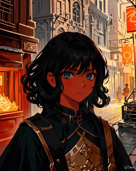 masterpiece, best quality, ultra-detailed, illustration, mysterious ,
((middle-aged)) ((dwarven)) girl ,
curly hair (black_hair),
(black_eyes) ,
(red skin),
annoyed expression,
beggar,
fantasy warf at day,
detailed painting, ((detailed eyes)), fantasy art,
deviantart hd, artstation hd, concept art
<lora:coloredSkinCONCEPT_v219:.3> <lora:theovercomer8sContrastFix_sd15:.3>