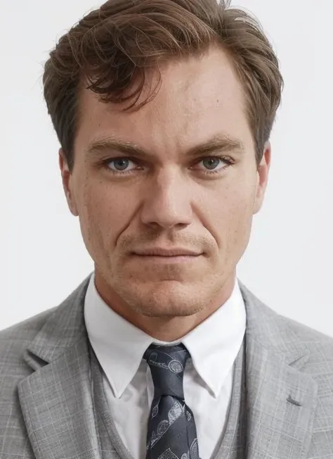 ((detailed face)), (ms1), man solo, man in suit, full body shot, white background, no background, PNG, natural lighting, no shadows, ultra detailed, hyperrealistic, 80mm, 4k, 8k, 8k realistic, sharp focus, intricate, high resolution <lora:MichaelShannon-10:1>