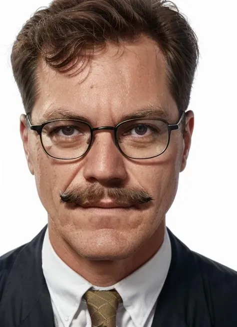 ((detailed face)), (ms1), man, solo, horn rimmed glasses, mustache, police uniform, white background, no background, PNG, natural lighting, no shadows, ultra detailed, hyperrealistic, 80mm, 4k, 8k, 8k realistic, sharp focus, intricate, high resolution <lora:MichaelShannon-10:1>