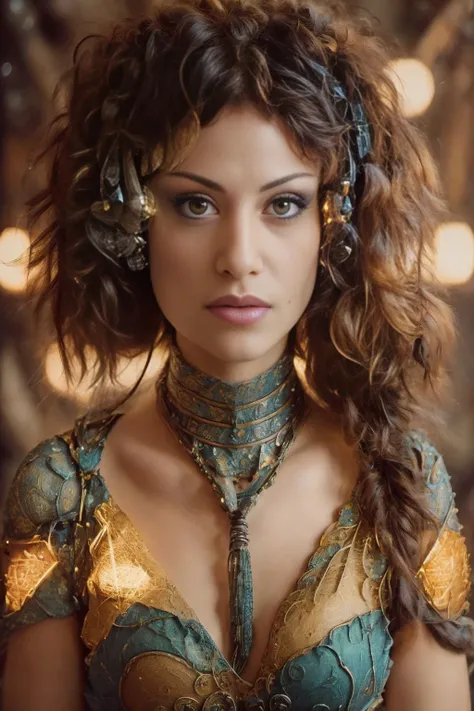 <lora:Anna_Kovalchuk:1>, <lora:rmadart3NoiseoffsetSD1_v10:1>, <lora:solarpunkai_v10:1> , sexual biomechanical hacker - shaman of the sisterhood of cables wearing cable - dress made of cables with biomechanical filigree, super haute couture highly detailed eye, highly detailed lips, highly detailed skin, bokeh, lenseflare, by Emil Melmoth, Marcin Nagraba, Rebecca Millen, shot with Hasselblad X1D - 50c
