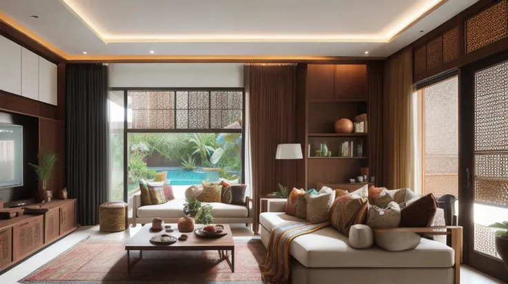 Modern Indian Living room, <lora:Archilab_Indian_Interior-05:0.5>  <lora:add_detail:0.5>