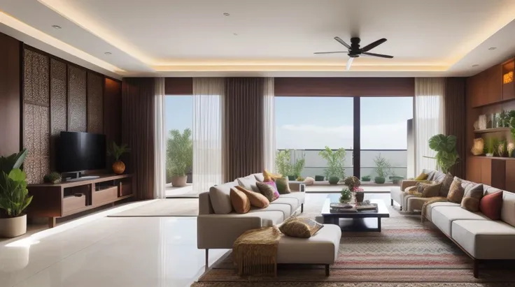 Modern Indian Living room, <lora:Archilab_Indian_Interior:0.5>, <lora:add_detail:0.5>
