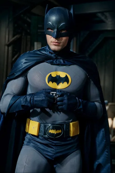 photo of batman posing for a picture, realistic, (masterpiece:1.1), (best quality:1.1), beautiful, (intricate details), unity 8k wallpaper, ultra detailed, beautiful, aesthetic, perfect lighting, <lora:Batman:0.6>,