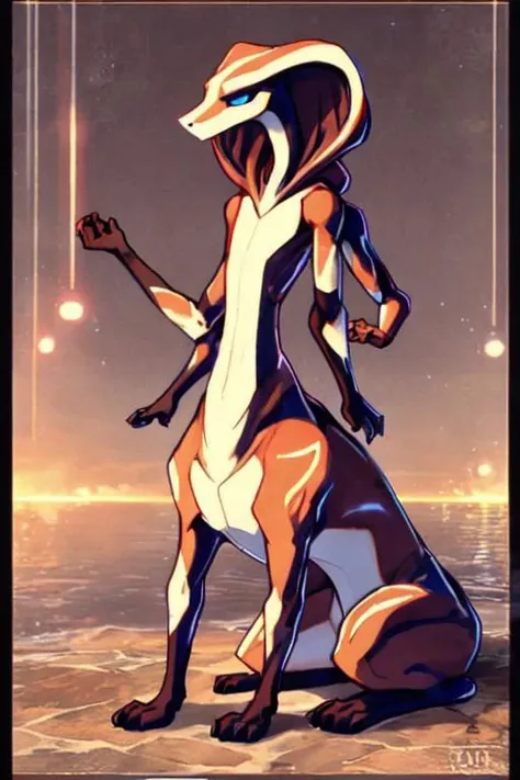 ASCIIASCII((Agreo):0.5), ((4_arms, separate_arms, 4_sleeves)), ((1_creature, solo, wavy_body, flat_body, 1_head, (((4arm):1.2), 2_left_arms_2_right_arms, symmetrical_limbs)), 4_legs, taur)), ((colorful_skin)), pointed_face, long_nostrils, tail, inhuman, androgynous, no_wings, no_paws, handfeet, no_shell, no_human_traits, ((3_fingers, 3_toes)), 2_eyes, small_eyes, no_mouth, no_hooves, no_handtail, ((cobra_hood, hood_connected_to_forehead, no_clothing, gills_on_neck)), vertical_nostrils_down_face, visible_face, shaded_eyes, (no_mouth, mouthless, wide_neck, flat_neck, no_nose), smooth_skin, (snake_body, slender_body, worm_body, long_body, slender_taur_body, slender_lower_body, slender_abdomen, tapered_face, pointed_face) thick_tail, tapered_tail, (quadrapedal), pale_underbelly (OverallDetail+, high_quality_image, masterpiece_quality, ultra_detailed, highly_detailed_image, highly_detailed_arms, highly_detailed_gills, highly_detailed_face, highly_detailed_hands, good_anatomy, clean_lines, good_lighting, high_contrast, hires))((sfw, rating: safe))