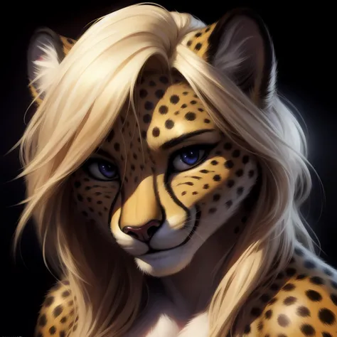 ((meesh)), ((by meesh)), (best quality, masterpiece:1), solo, anthro, furry, female, ((Snow Leopard)), blind, white eyes, ((no pupils)), white hair, shaggy long hair, portrait, fingers, finger claws, looking at viewer, snow leopard tail, ((large tuft of hair on the chest)), ((naked)), ((medium breasts)), hard nipples, perky, dull eyes, ((1woman)), bedroom, white fur, fluffy fur, shaggy fur, ((close up photo)), ((headshot)), ((affectionate expression)), slim