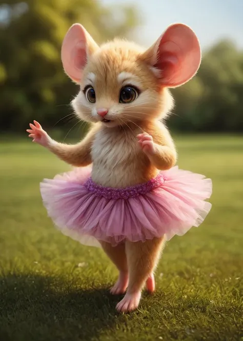 mouse in tutu,
BREAK,
(masterpiece, best quality, ultra realistic, 4k, 2k, (intricate, high detail:1.3), film photography, soft focus, RAW photo, photorealistic, analog style, subsurface scattering, photorealism, absurd res)