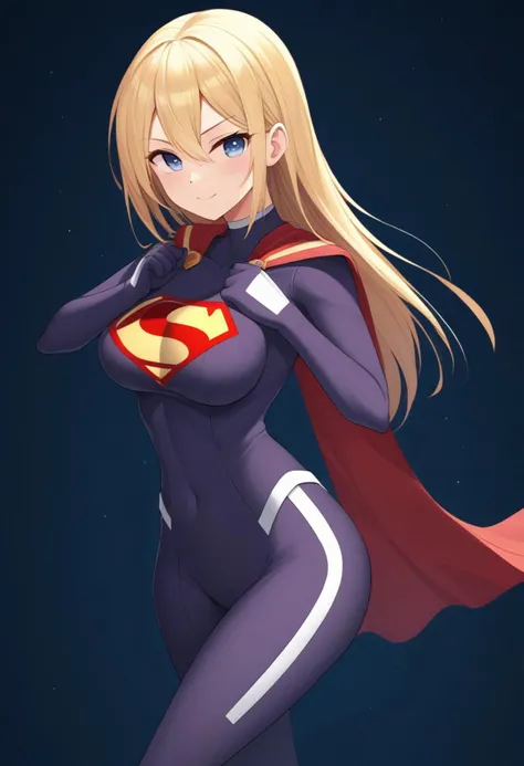 imply hetero, (recurring joke:0.2), (brazen solo:0.2), (baseless accuse:0.2), (fake confidence:0.2), lewd body tease, (poking pouch:0.2), (crotch focus:0.4), (imply busted:0.2), (deliberately lewd:0.2), (indoors, dim lit:0.2), (men group:0.2), (smug girl:0.2), (supergirl:0.8), (skimpy attire:0.2), (front page comic:0.9),