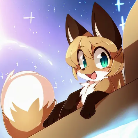 uploaded on e621, by Slugbox, by stemingbunbun, by cheezayballz, by Dagasi, by yourdigimongirl, by healingpit, <lora:Averiv0.3:0.8>, solo female (Fox, fluffy, thighs, green eyes, cute, big eyes, fluffy ears, fur, detailed fur, fluffy chest, chest fluff,  fluffy ears, fluffy tail, (full body:1.6), fox paws, paws, soft fur, 1 tail, big tail, kitsune, quadripled), detailed lighting, shading, cinematic lightning, (realisitc proportions, feral proportions, animal proportions, small, baby), feral, pet, household pet, shaded, masterpiece, detailed ambient light, detailed background, backlighting, crepuscular ray, fur light reflection, (alaska, in alaska, northern light, winter, cold), lying, playful, masterpiece, natural light, smug, face close to viewer, soft colors, illustration, high quality, happy, :P, open mouth, box, in a box