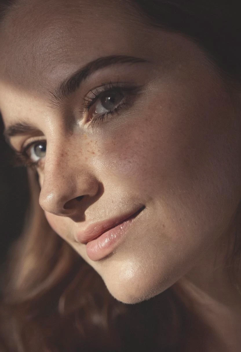 The gorgeous (Lana Del Rey) is smiling for the camera,
skin pores, goose pumps, extremely detailed skin, ( freckles:0.3), shot on Hasselblad 500,
sharp focus, tack sharp,( extreme shadows:1.7), harsh light, intricate, provocative, (peach fuzz:0.6), side view, mysterious, dof, drop shadow, natural skin texture, soothing tones, high contrast,
Hyperdetailed Photography, <lora:lndlry:0.7> <lora:woman_64_prodigy:1>
