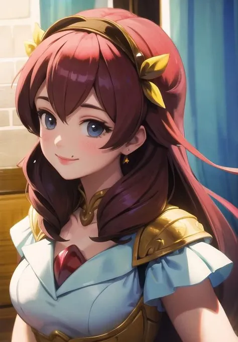 <lora:Wedding_Peach:0.8>, wedding_peach, smile,, (masterpiece, best quality, detailed:1.3)