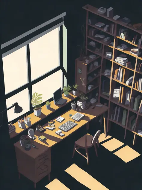 <lora:MoyLee:1>a room with a desk