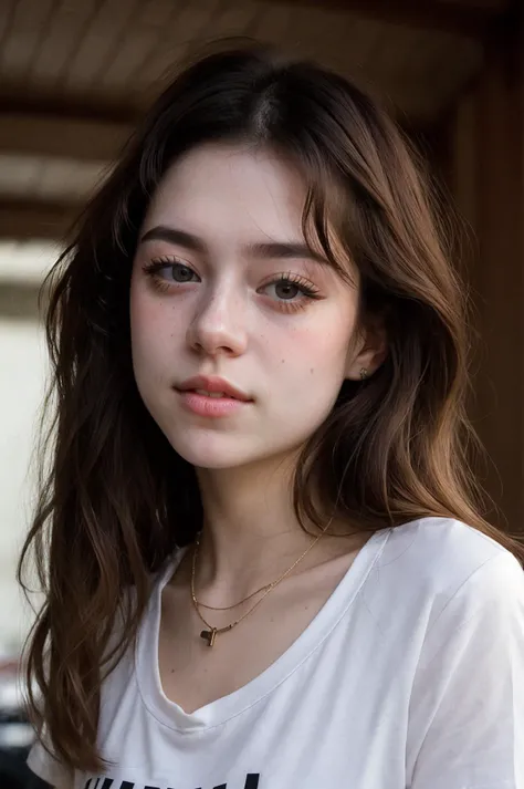 (closeup faceshot:1.3) pretty young (18-year-old) ( futurahannahowov5-9030:1.1) pale milky white skin Caucasian BREAK (blonde), no makeup, long dainty necklace, ((t_shirt)) , <lora:epi_noiseoffset2:0.5> BREAK (magazine cover:1.07), BREAK (masterpiece, extremely detailed skin, photorealistic, heavy shadow, dramatic and cinematic lighting, key light, fill light), sharp focus, BREAK location is (outdoor Zhangjiajie National Forest Park, China),