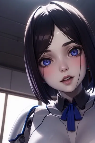 masterpiece, best quality, highres,, best quality, portrairt natural lighting, 1girl, (demi humanoid robot), covered breasts, (pov, from below:1.1), <lora:PovFromBelowV1:1>, <lora:demi:0.6>, <lora:add_detail:0.8>,