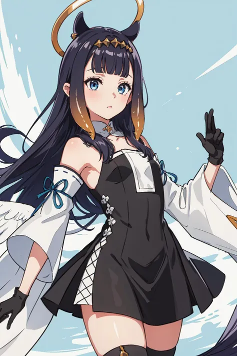 best quality, intricate details,
1girl,      <lora:ninomaeInanisHo****ve_v2:0.8>i ninomae ina'nis, ina_priestess, tentacle hair, black dress, miniwings, halo, single thighhigh, detached single sleeve, gloves,