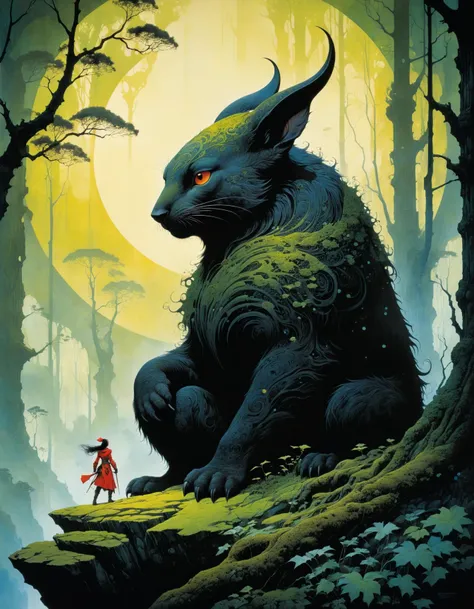 by Jean-Baptiste Monge and Eyvind Earle, (nebulous , seductive , masterful:1.4), poster art, bold lines, hyper detailed, expressive, award winning, (scenery:1.4), (intricate details, masterpiece, best quality:1.4),
side lighting , looking at viewer, dynamic pose, wide angle view,
<lora:add-detail-xl:1> <lora:xl_more_art-full_v1:0.5> <lora:looking_at_viewer:2>