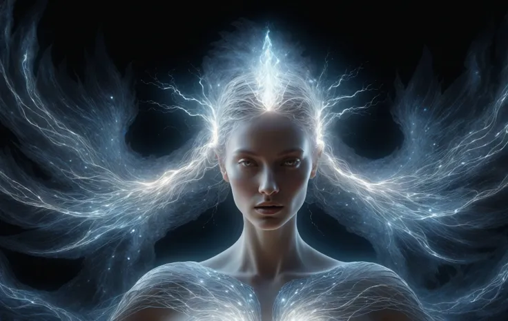 close up, upper body, dynamic DonMM1y4XL woman, Evoking conjuration shaped like Shimmer of white ethereal water and electrical manipulation (creating and controlling electrical currents), underworld, bacon strip, illustrated style, <lora:DonMM1y4XL-v2rb:0.8> <lora:myLora\DonMDr4g0nXL-v2rb:0.6><lora:released\DonM3t3rn1tyXL-v1.1-000008:0.6><lora:released\DonMF41ryW1ng5XL:0.6><lora:released\DonMM4g1c-v2.1rb2:0.6>