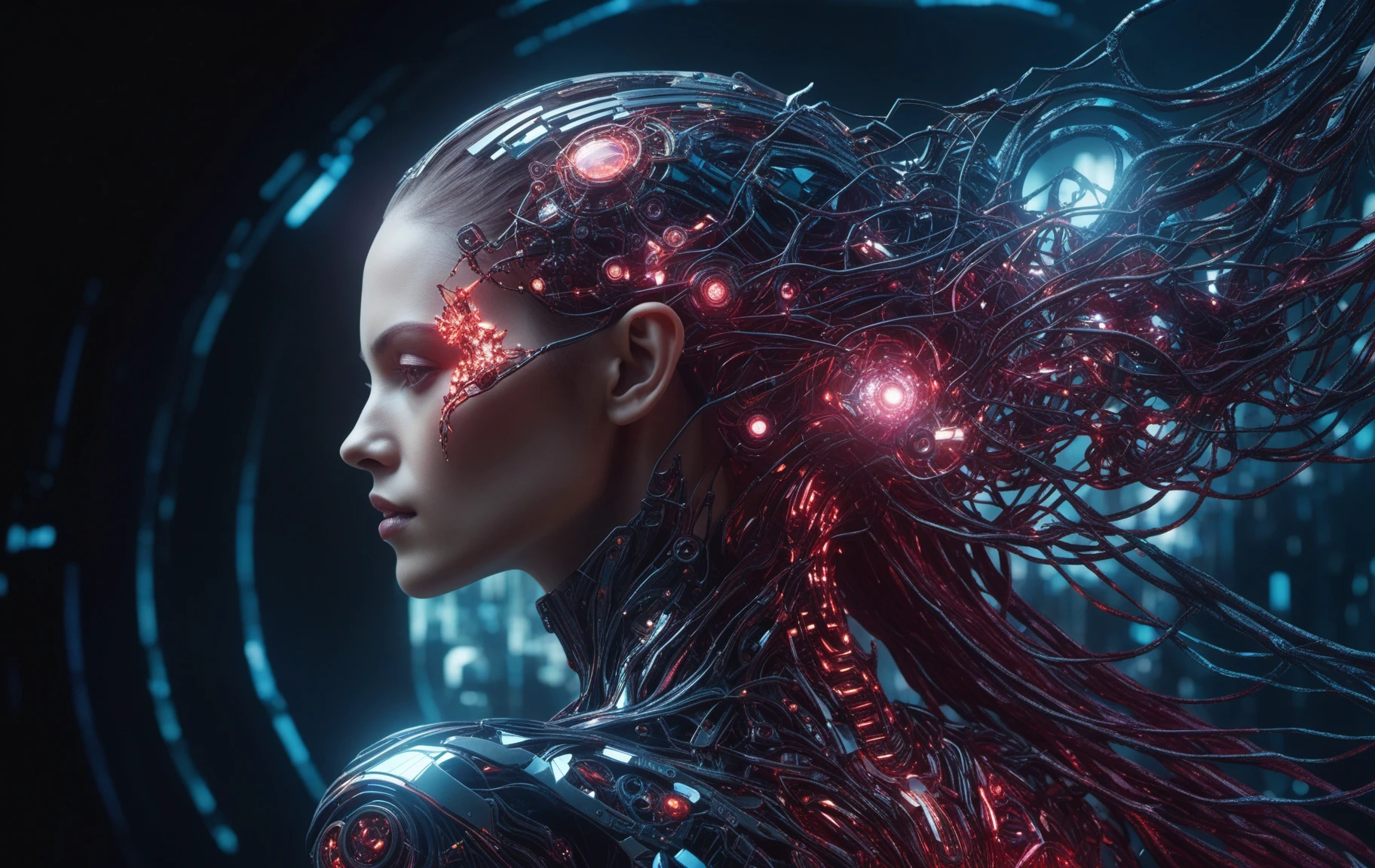 close up, upper body, dynamic DonMM1y4XL woman, Hexing ensorcell shaped like Transfiguration of garnet red enigmatic kinetic and chronokinesis (mind over time), cyberpunk metropolis, reflection on water, <lora:DonMM1y4XL-v2rb:0.8> <lora:myLora\DonMDr4g0nXL-v2rb:0.6><lora:released\DonM3t3rn1tyXL-v1.1-000008:0.6><lora:released\DonMF41ryW1ng5XL:0.6><lora:released\DonMM4g1c-v2.1rb2:0.6>