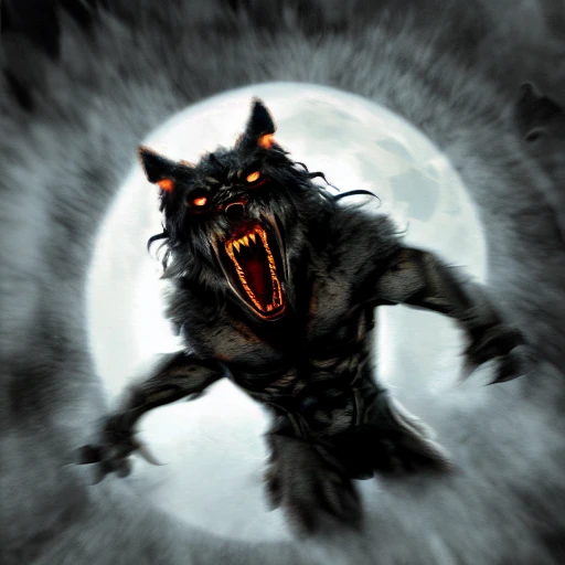 wewulzkz, terrifying nightmare, horrific nightmare, bad dream, horror, by james gurney, brad kunkle, charlie bowater, justin gerard, highly detailed digital art, artstation, horrorcore, amazing detail, in motion, motion shot, roaring, growling, snarling, running