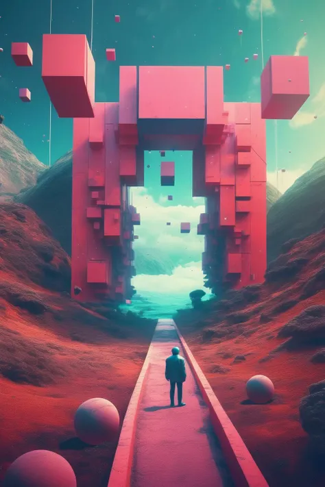 <lora:Beeple (Mike Winkelmann) Style:1>Beeple (Mike Winkelmann) Style - geometric shapes art random unprecise cinematic epic unreal