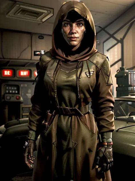 3d, octane render, raytraced lighting, game_cg,
VeronicaFNV, Fallout New Vegas style, Red_rocket gas station,
Hooded cloak,brown clothes,gauntlets,one glove,
<lora:VeronicaFNV:0.8> extremely detailed, high quality,