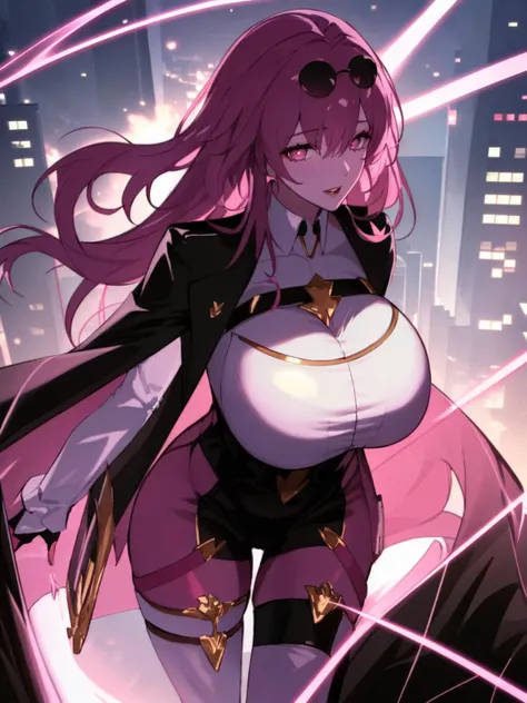 1girl, <lora:copax_kafka_style:0.7> (masterpiece:1.2, best quality), (real picture, intricate details, depth of field), (1girl, solo, perfect body), (huge breasts:1.3), skindentation, thick thighs, wide hips, make up, cleavage, parted lips, heart, realistic, shiny skin, highly-detailed, perfect face, dynamic pose, dynamic angle, jewelry, (from directly above),