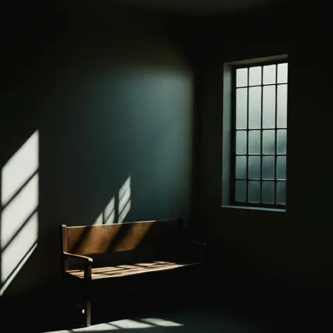 cinematic film still of <lora:Chiaroscuro Lighting Style:1>
dramatic, cinematic, shadow, partially covered in shadow, a window with a bench in front of it Chiaroscuro Lighting Style, day, indoors, no humans, window, bed, shadow, sunlight, curtains, scenery, window shade, casting window shadows, shallow depth of field, vignette, highly detailed, high budget, bokeh, cinemascope, moody, epic, gorgeous, film grain, grainy