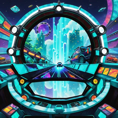 DonMChr0m4t3rr4XL Gigantic Conveyance, Portholes, Oversized Windshield, Footwell Lights, Leather, __properties/Visual-Appearance__, __properties/paint-vehicle__, <lora:DonMChr0m4t3rr4XL-000008:1>