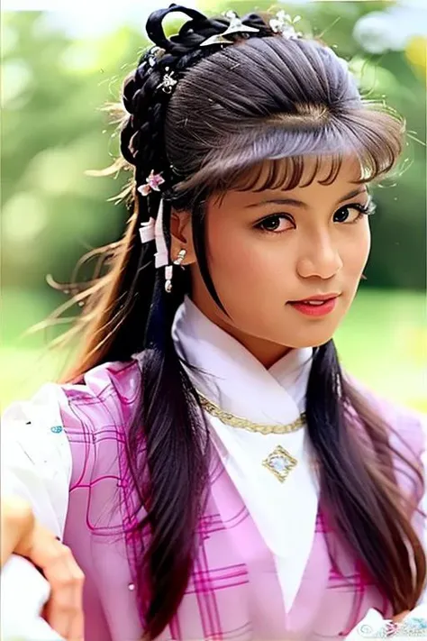 1girl, earrings, solo, jewelry, long_hair, lips, realistic, brown_eyes,best quality <lora:YungYungMeiLing_v10:1>