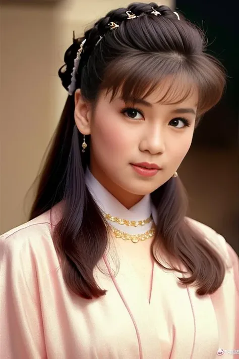 extremely detailed CG unity 8k wallpaper,(masterpiece),(best quality),(ultra detailed),(ultra realistic),(Best character details:1.2),dynamic angle,professional lighting, photon mapping, radiosity, physically-based rendering,blush,golden proportions,(shiny skin),makeup,(full body: 1.2),looking at viewer,1girl, earrings, solo, jewelry, long_hair, lips, realistic, brown_eyes,best quality <lora:YungYungMeiLing_v10:0.8>