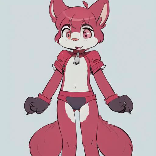 <lora:skidoo-000012:0.8> furry, clothes