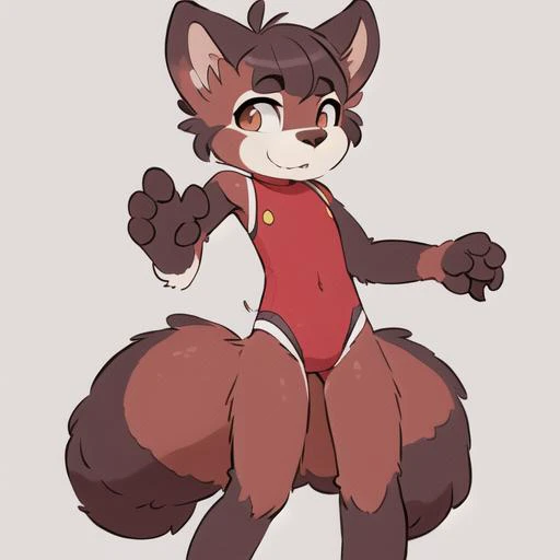 <lora:skidoo-000007:0.8> furry, clothes