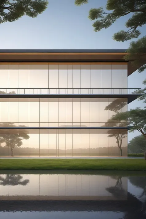 (masterpiece), best quality,8K,no humans,
shifanqu, demonstration area, outdoors,building,
scenery, tree, sky, reflection, grass, water, window, <lora:ZSDemonstrationV1.0:0.5>