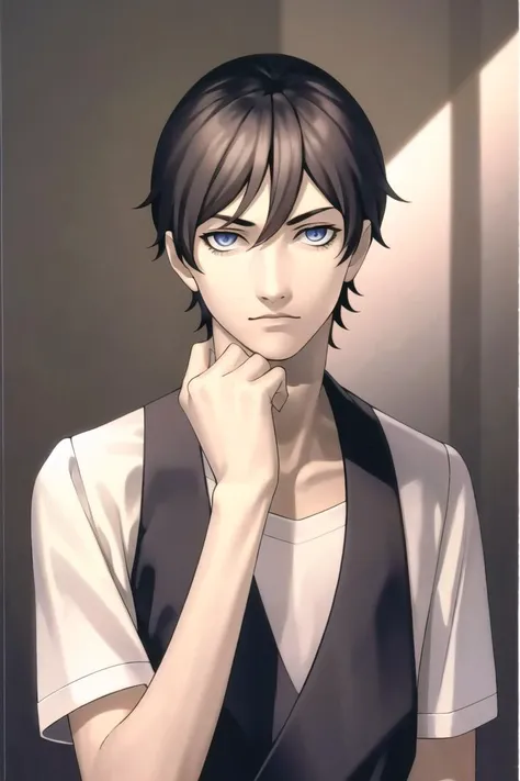 best quality, masterpiece, solo, <lora:kazuma_kaneko-10:0.8>, 1boy, looking at viewer, portrait,