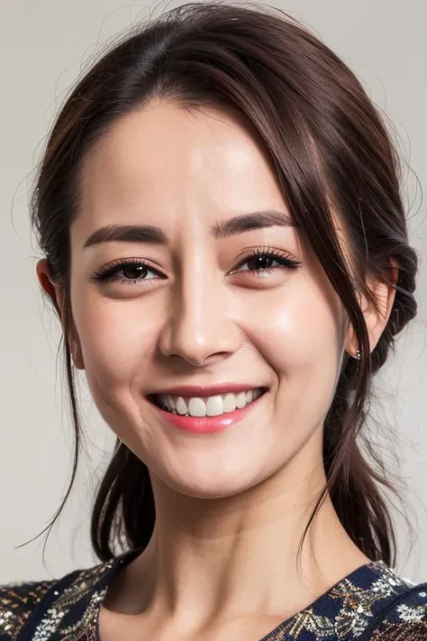 ãã¹ã¿ã¼ãã¼ã PHOTOREALISTIC REALISTIC,masterpiece,best quality,highres,ultra detailed,8k,1woman,portrait,looking at viewer,upper teeth,smile,(unlit dark night),indoors,<lora:dilirebaAlexnsfw80:0.6>