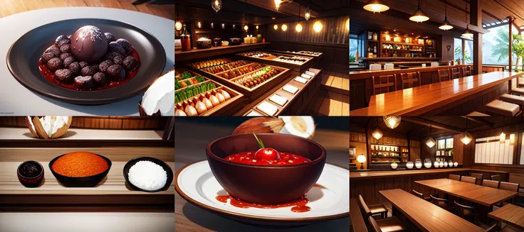 (otherworldly, otherworldly atmosphere, otherworldly appearance), highly insanely detailed, masterpiece, top quality, best quality, highres, 4k, 8k, RAW photo,
menu of restaurant, no humans, food Brazilian, Cocada, Boiled or Baked, Plate, Coconut, Sugar,
<lora:foodphoto_last:2.5>, (fantasy world)