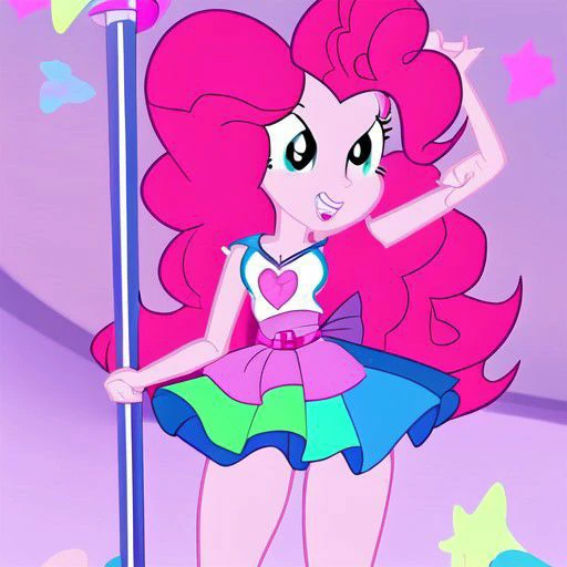 mlppinkiepie, shirt, skirt, StrprT, stripper pole, pole, pole dancing